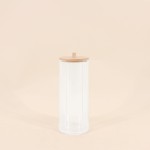 Set de 3 accessoires en bambou blanc pour salle de bain | Hashtag Déco