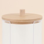 Set de 3 accessoires en bambou blanc pour salle de bain | Hashtag Déco