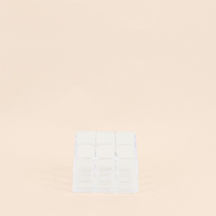 Organisateur à cosmétiques plastique 9x9cm | Hashtag Déco