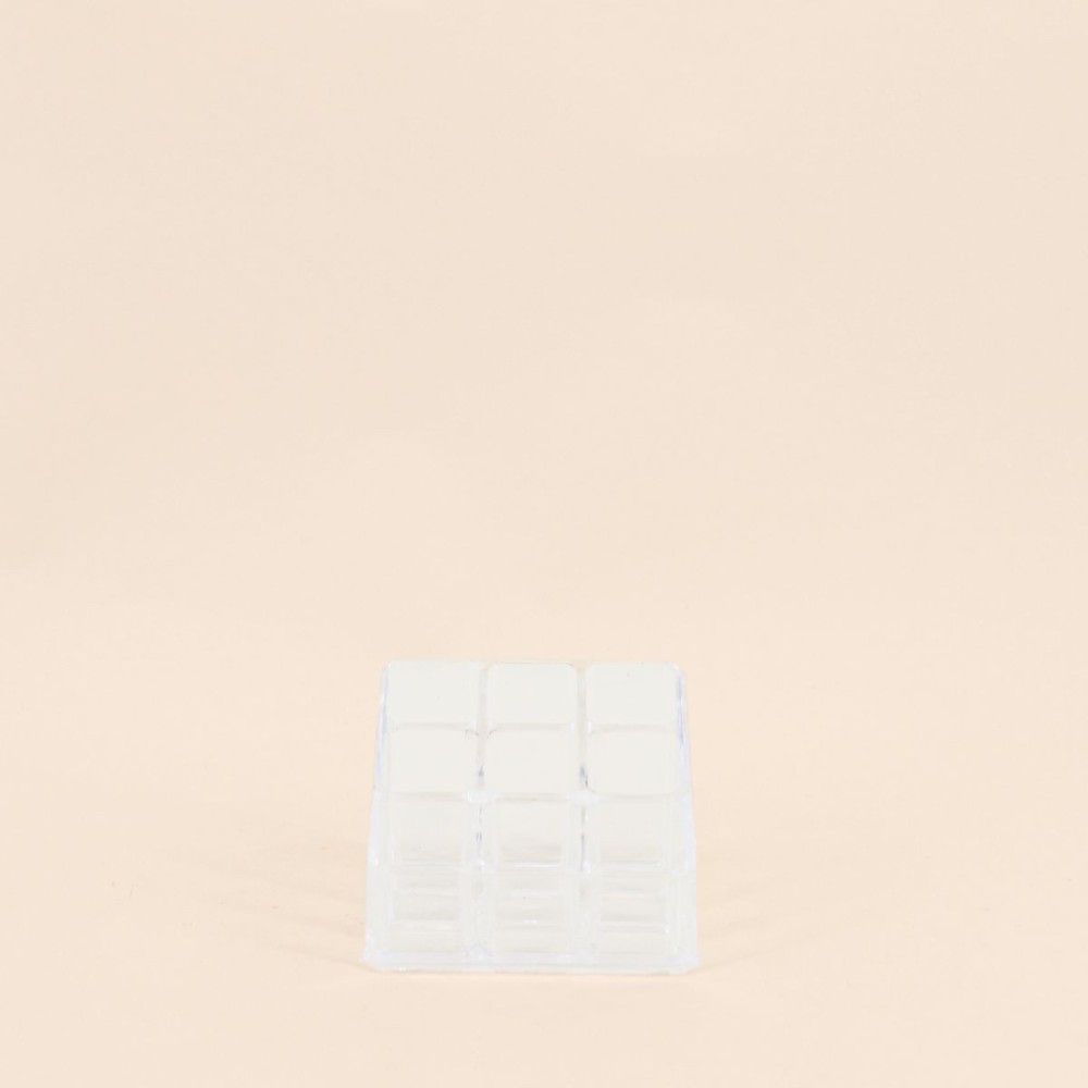 Organisateur à cosmétiques plastique 9x9cm | Hashtag Déco