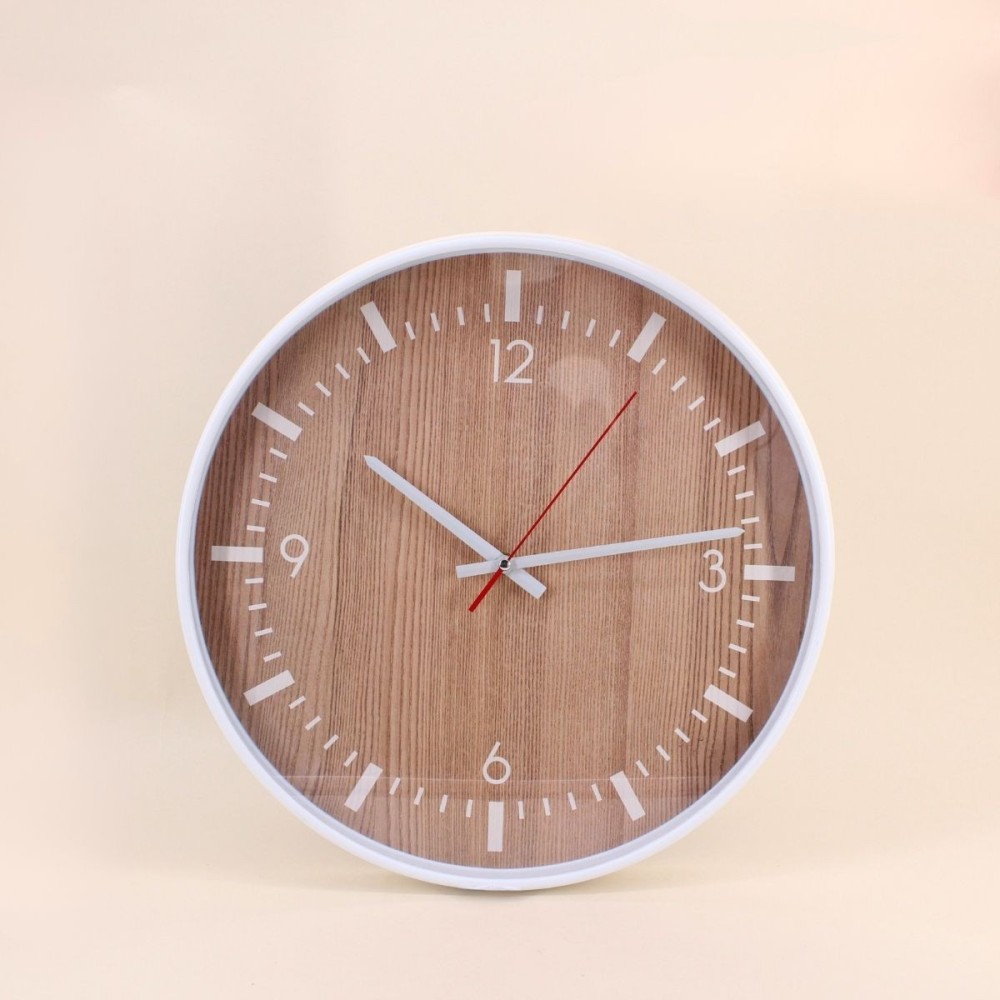 Horloge ronde en bois 40cm, élégance naturelle | Hashtag Déco