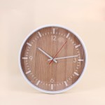Horloge ronde en bois 40cm, élégance naturelle | Hashtag Déco