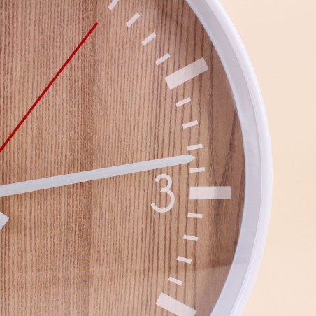 Horloge ronde en bois 40cm, élégance naturelle | Hashtag Déco