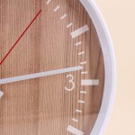 Horloge ronde en bois 40cm, élégance naturelle | Hashtag Déco
