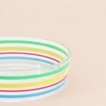 Porte-savon rond multicolore céramique 11cm | Hashtag Déco