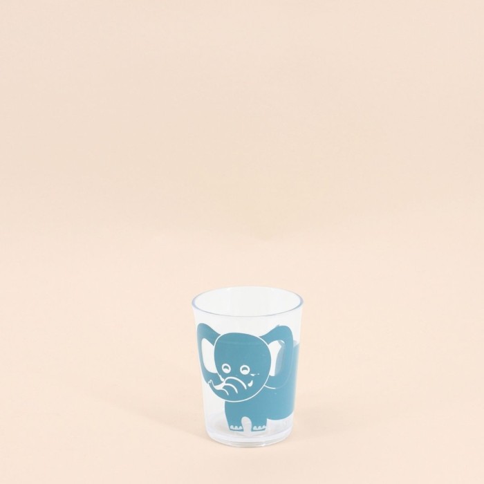 Gobelet salle de bain éléphant bleu en céramique | Hashtag Déco