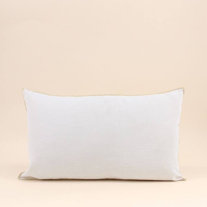 Coussin 30x40cm en tissu bleu | Hashtag Déco