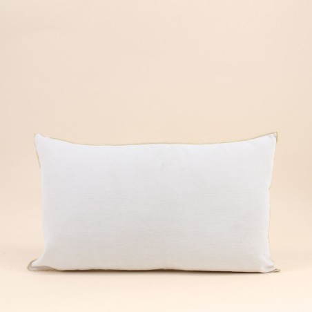 Coussin 30x40cm en tissu bleu | Hashtag Déco