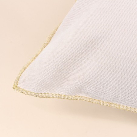 Coussin 30x40cm en tissu bleu | Hashtag Déco