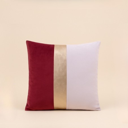 Coussin satiné 45x45cm bleu pour salon élégant | Hashtag Déco