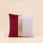Coussin satiné 45x45cm bleu pour salon élégant | Hashtag Déco