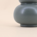 Vase en céramique bleu 15cm élégant et moderne | Hashtag Déco