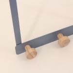 Patère de porte métal noir 3 têtes 25cm | Hashtag Déco