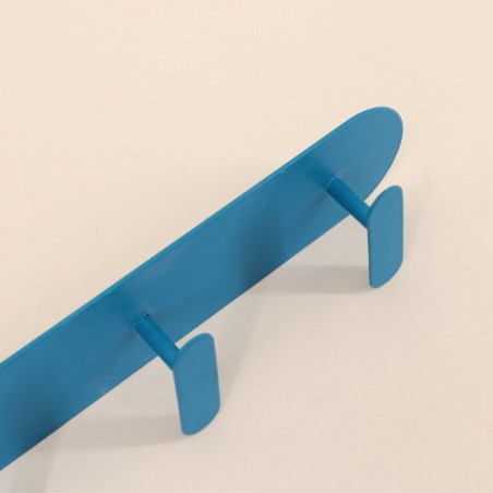 Patère 3 têtes métal noir 30cm | Hashtag Déco