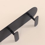 Patère 3 têtes métal noir 30cm | Hashtag Déco