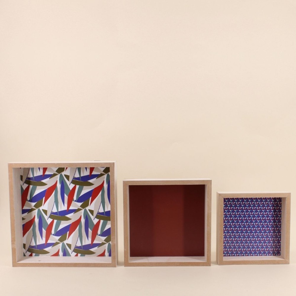 Lot de 3 étagères murales bois blanc | Hashtag Déco