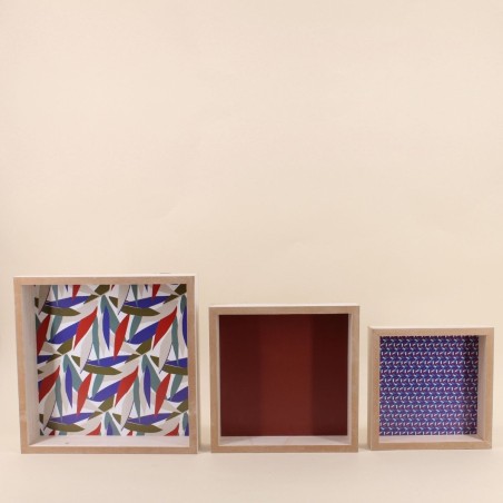 Lot de 3 étagères murales bois blanc | Hashtag Déco