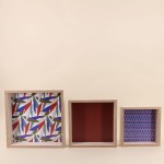Lot de 3 étagères murales bois blanc | Hashtag Déco