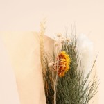 Bouquet fleurs séchées beige 45cm | Hashtag Déco