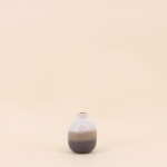 Vase en émail gris élégant 10cm | Hashtag Déco
