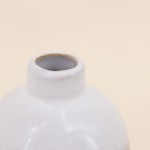 Vase en émail gris élégant 10cm | Hashtag Déco