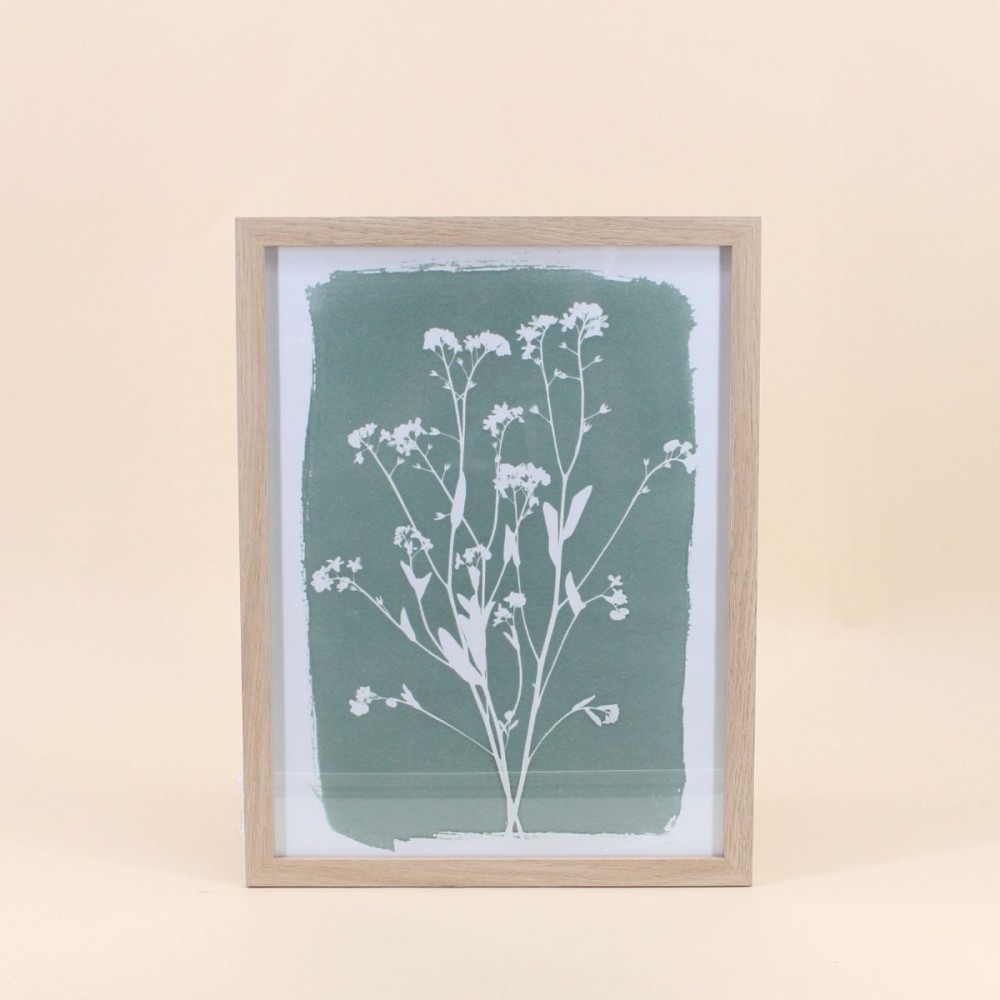 Cadre nature verte en bois 33x43cm | Hashtag Déco