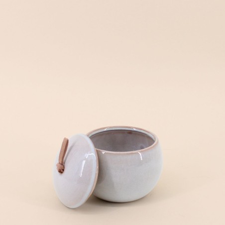 Vide poche céramique rond blanc 11,5cm | Hashtag Déco