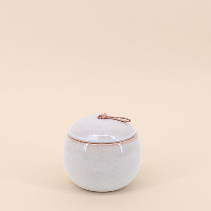Vide poche céramique rond blanc 11,5cm | Hashtag Déco