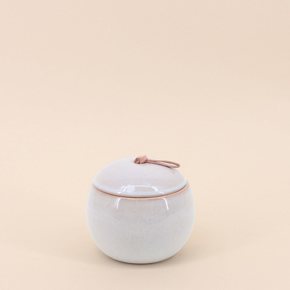 Vide poche céramique rond blanc 11,5cm | Hashtag Déco