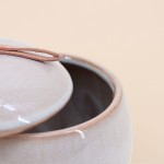 Vide poche céramique rond blanc 11,5cm | Hashtag Déco