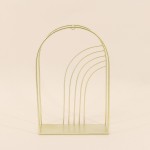 Étagère murale arche métal doré 30x20cm | Hashtag Déco