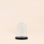 Cloche bougie verre et bois naturel | Hashtag Déco