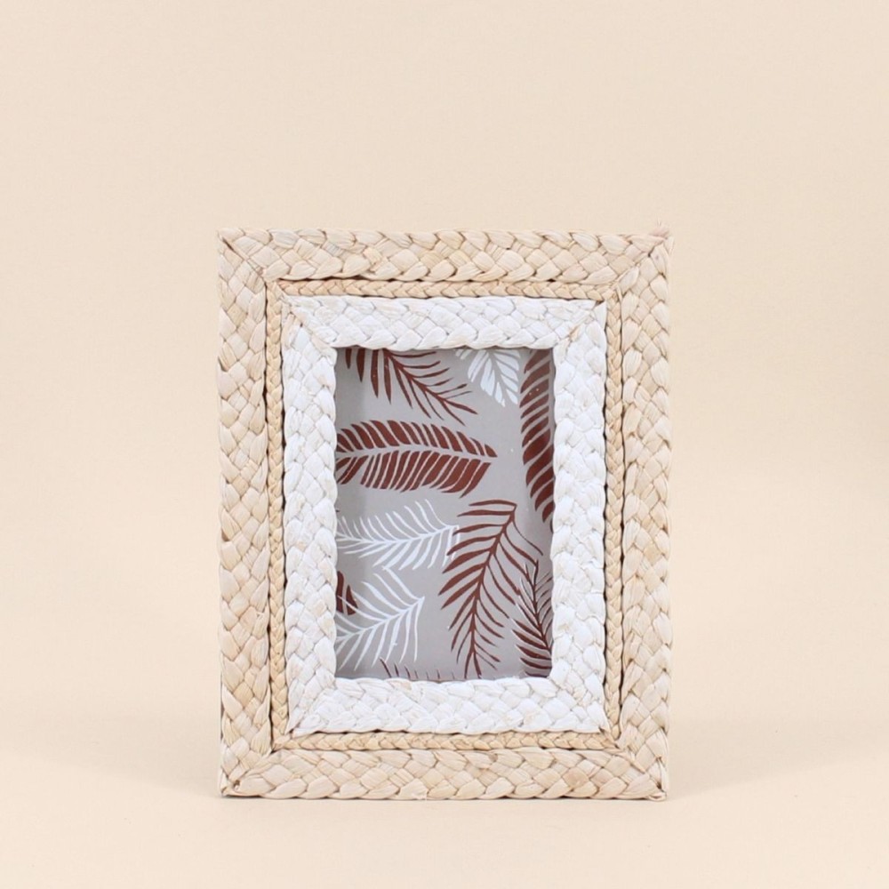 Cadre photo corde de maïs naturel 25x20cm | Hashtag Déco