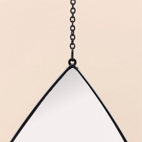 Lot de 3 miroirs goutte métal argenté | Hashtag Déco