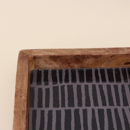 Plateau double bois naturel 30x15cm | Hashtag Déco