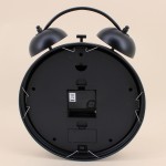 Horloge à poser noire 30cm en métal | Hashtag Déco