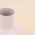 Vase en métal beige 15x10cm élégant et moderne | Hashtag Déco