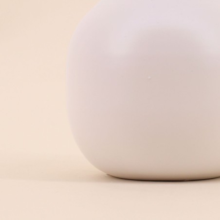 Vase en métal beige 15x10cm élégant et moderne | Hashtag Déco