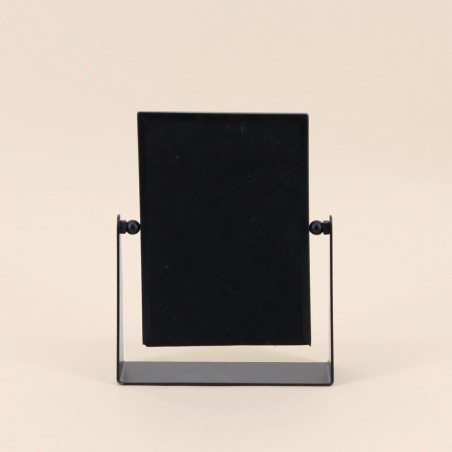 Cadre photo pivotant métal noir 16,5x21cm | Hashtag Déco