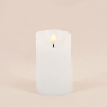 Bougie led cire ivoire flamme vacillante 12,5cm | Hashtag Déco