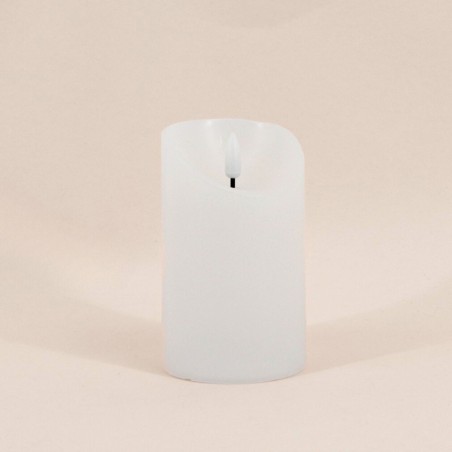 Bougie led cire ivoire flamme vacillante 12,5cm | Hashtag Déco