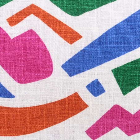 Coussin extérieur coloré 40x40cm en coton | Hashtag Déco