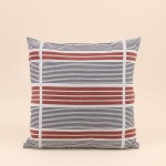 Coussin extérieur terracotta 40x40cm en coton | Hashtag Déco
