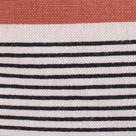 Coussin extérieur terracotta 40x40cm en coton | Hashtag Déco