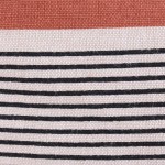 Coussin extérieur terracotta 40x40cm en coton | Hashtag Déco