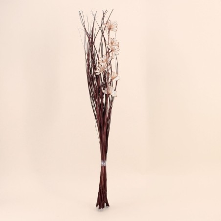 Bouquet de fleurs séchées beige 100cm | Hashtag Déco