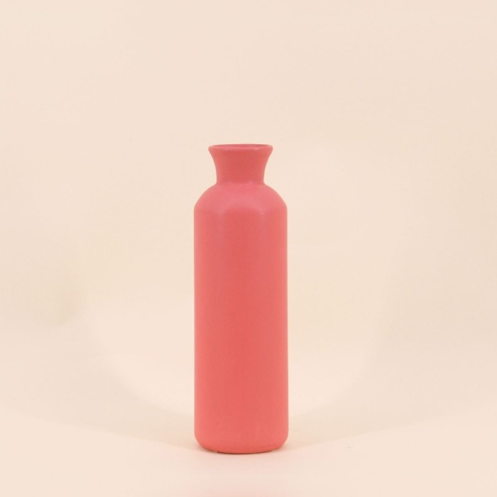 Vase en céramique blanc 27cm élégant | Hashtag Déco