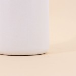 Vase en céramique blanc 27cm élégant | Hashtag Déco
