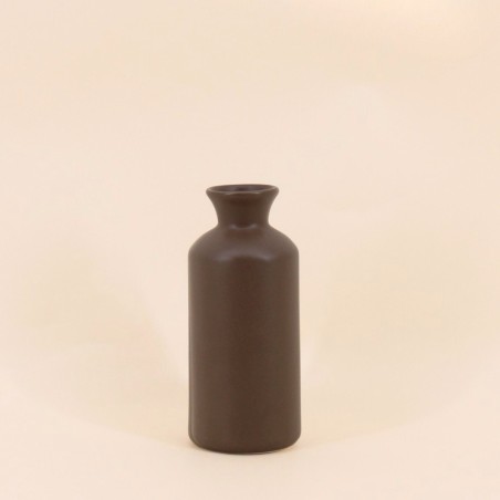 Vase en céramique blanc 20cm élégant | Hashtag Déco