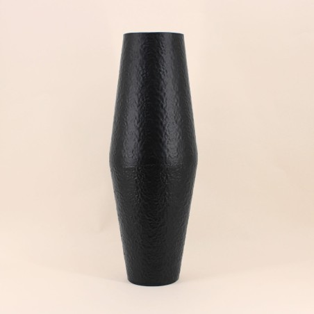 Vase design métal noir 65cm | Hashtag Déco